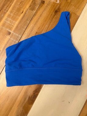 lululemon athletica Royal Blue One-Shoulder Sports Bra